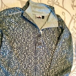 Kavu button up long sleeve shirt.